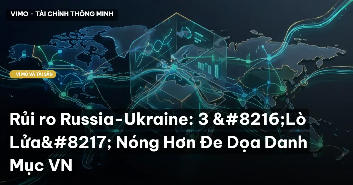 Rủi ro Russia-Ukraine: 3 'Lò Lửa' Nóng Hơn Đe Dọa Danh Mục VN