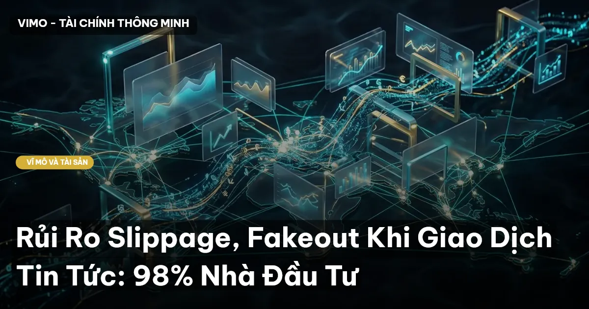 Rủi Ro Slippage, Fakeout Khi Giao Dịch Tin Tức: 98% Nhà Đầu Tư