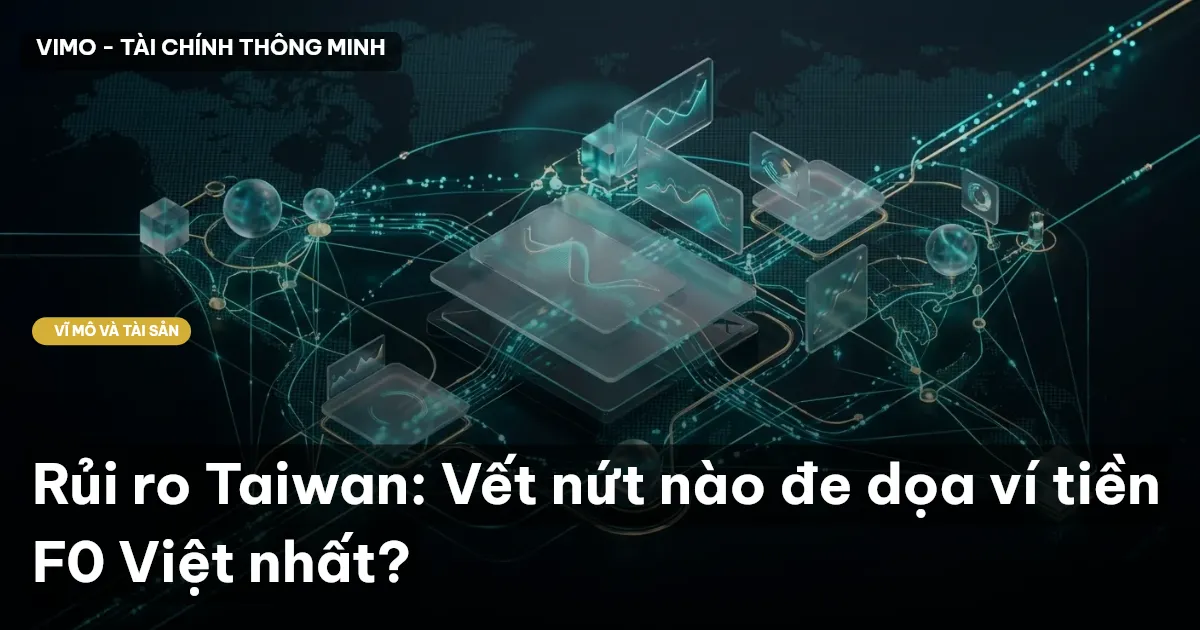 Rủi ro Taiwan: Vết nứt nào đe dọa ví tiền F0 Việt nhất?