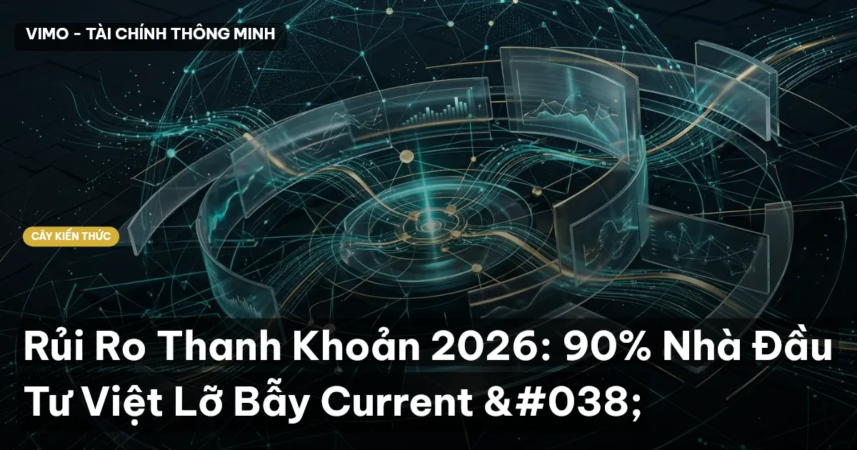Rủi Ro Thanh Khoản 2026: 90% Nhà Đầu Tư Việt Lỡ Bẫy Current &