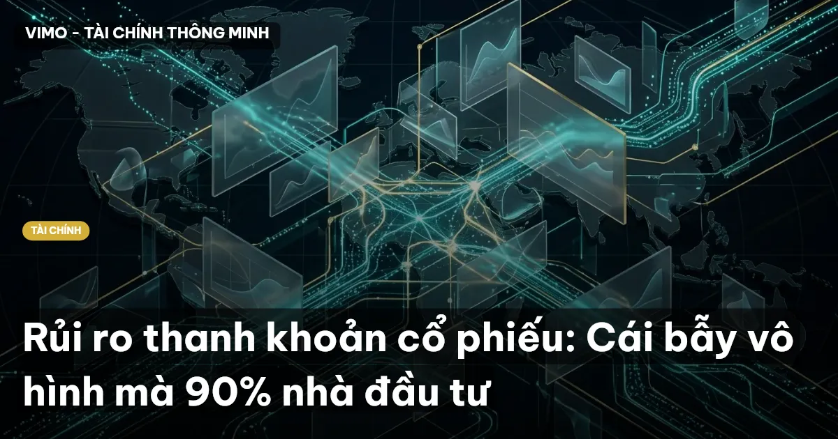 Rủi ro thanh khoản cổ phiếu: Cái bẫy vô hình mà 90% nhà đầu tư
