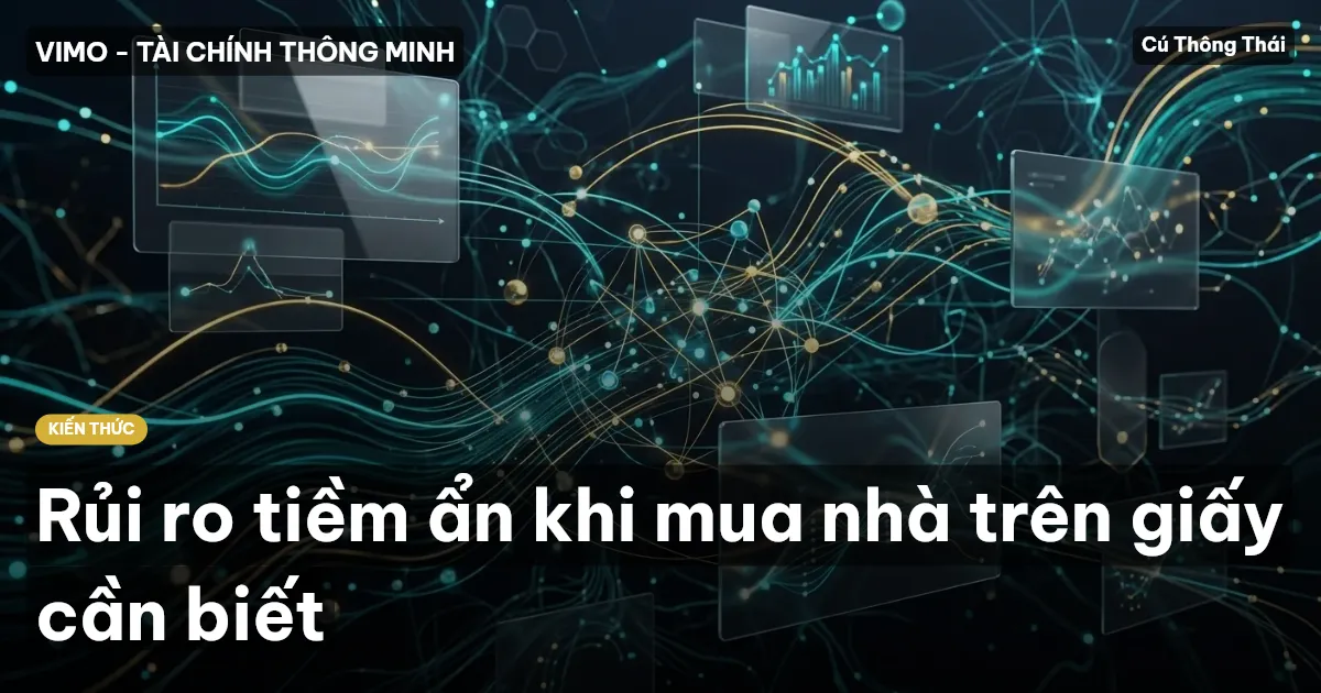 Rủi ro tiềm ẩn khi mua nhà trên giấy cần biết