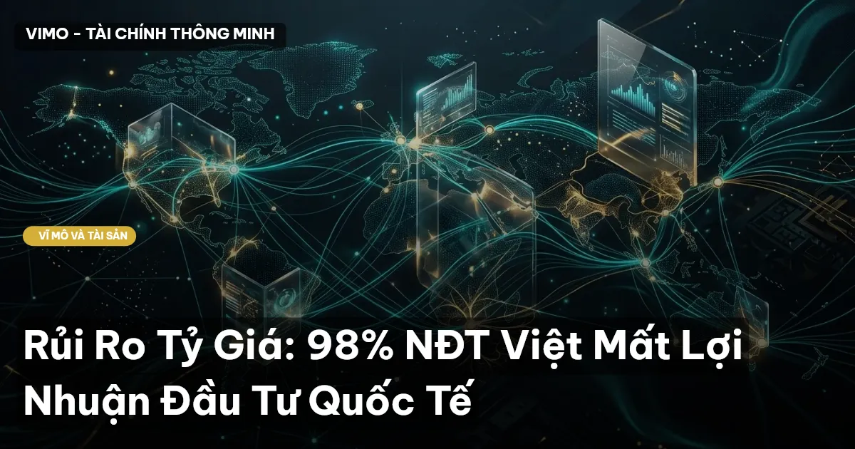 Rủi Ro Tỷ Giá: 98% NĐT Việt Mất Lợi Nhuận Đầu Tư Quốc Tế