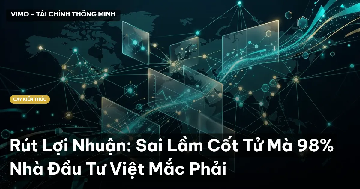 Rút Lợi Nhuận: Sai Lầm Cốt Tử Mà 98% Nhà Đầu Tư Việt Mắc Phải