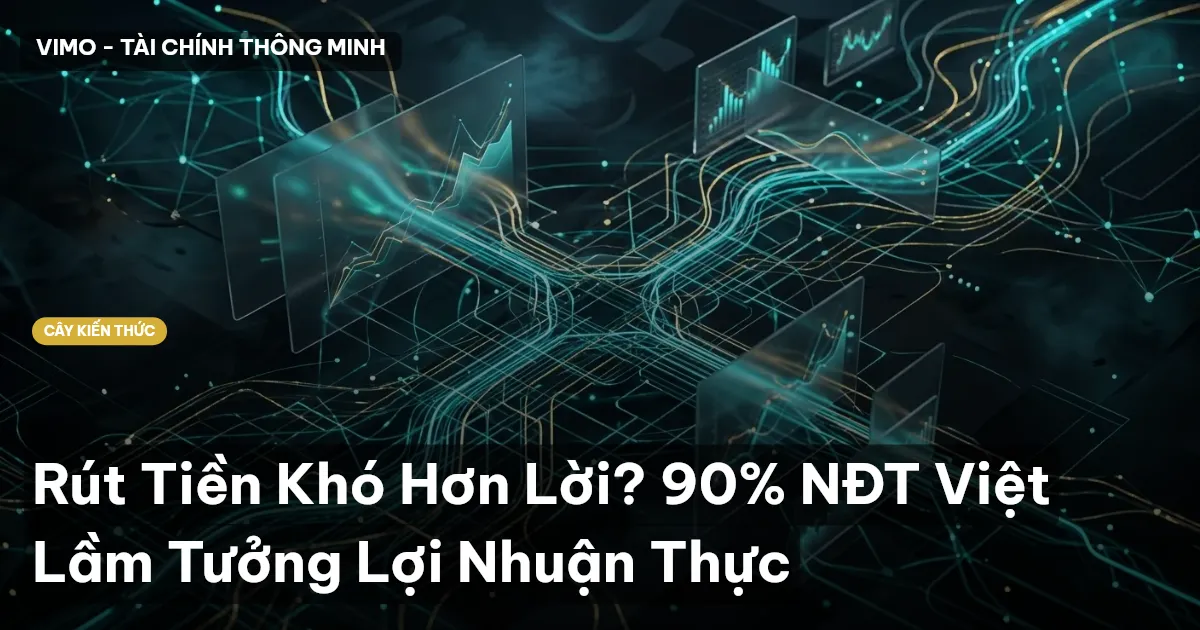 Rút Tiền Khó Hơn Lời? 90% NĐT Việt Lầm Tưởng Lợi Nhuận Thực