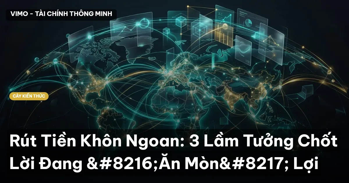 Rút Tiền Khôn Ngoan: 3 Lầm Tưởng Chốt Lời Đang ‘Ăn Mòn’ Lợi
