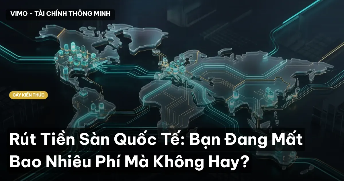 Rút Tiền Sàn Quốc Tế: Bạn Đang Mất Bao Nhiêu Phí Mà Không Hay?