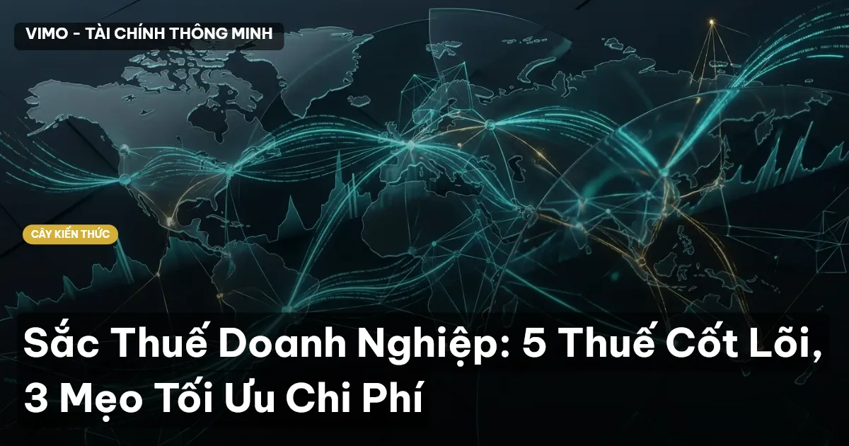 Sắc Thuế Doanh Nghiệp: 5 Thuế Cốt Lõi, 3 Mẹo Tối Ưu Chi Phí