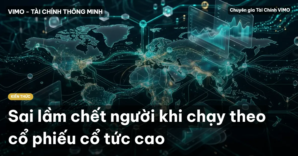 Sai lầm chết người khi chạy theo cổ phiếu cổ tức cao