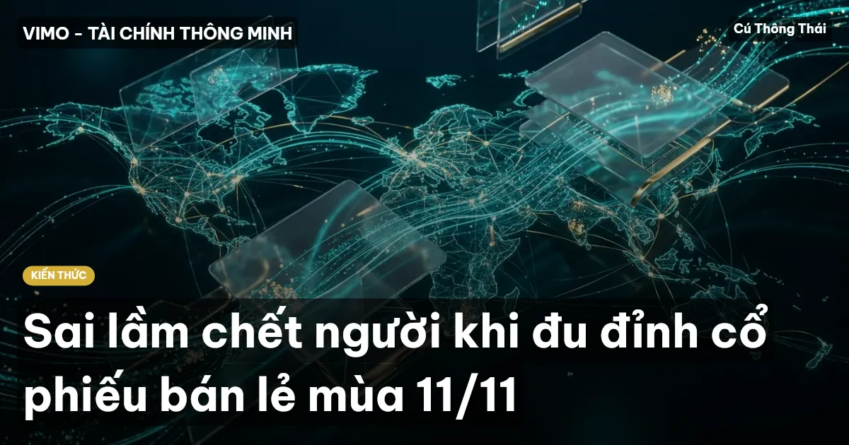 Sai lầm chết người khi đu đỉnh cổ phiếu bán lẻ mùa 11/11