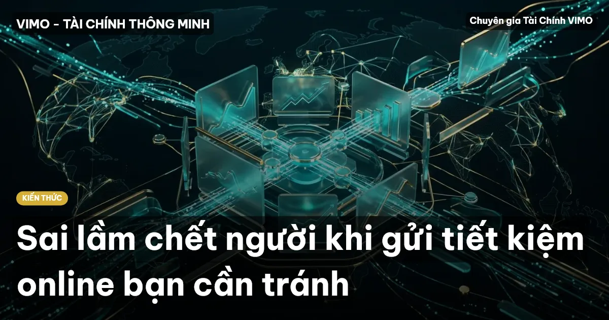 Sai lầm chết người khi gửi tiết kiệm online bạn cần tránh