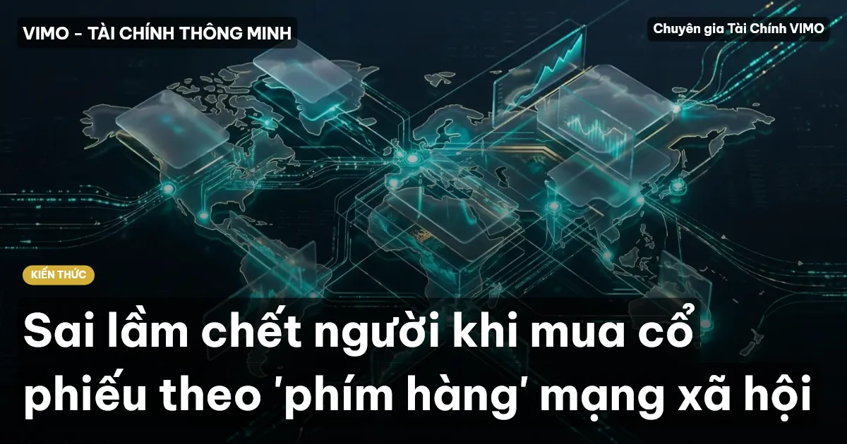 Sai lầm chết người khi mua cổ phiếu theo 'phím hàng' mạng xã hội
