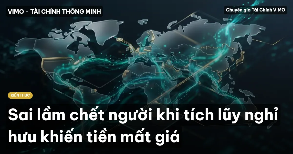 Sai lầm chết người khi tích lũy nghỉ hưu khiến tiền mất giá