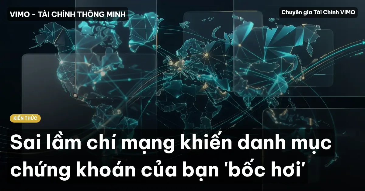 Sai lầm chí mạng khiến danh mục chứng khoán của bạn 'bốc hơi'