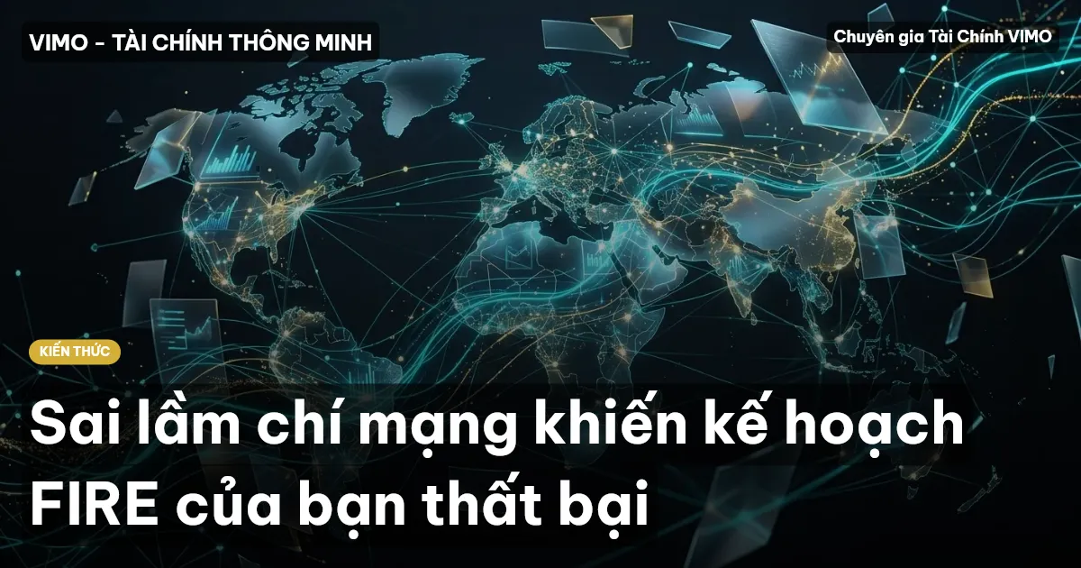 Sai lầm chí mạng khiến kế hoạch FIRE của bạn thất bại