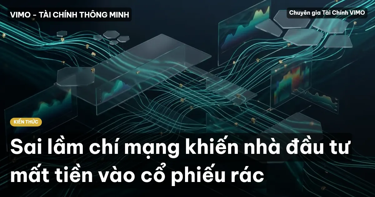 Sai lầm chí mạng khiến nhà đầu tư mất tiền vào cổ phiếu rác