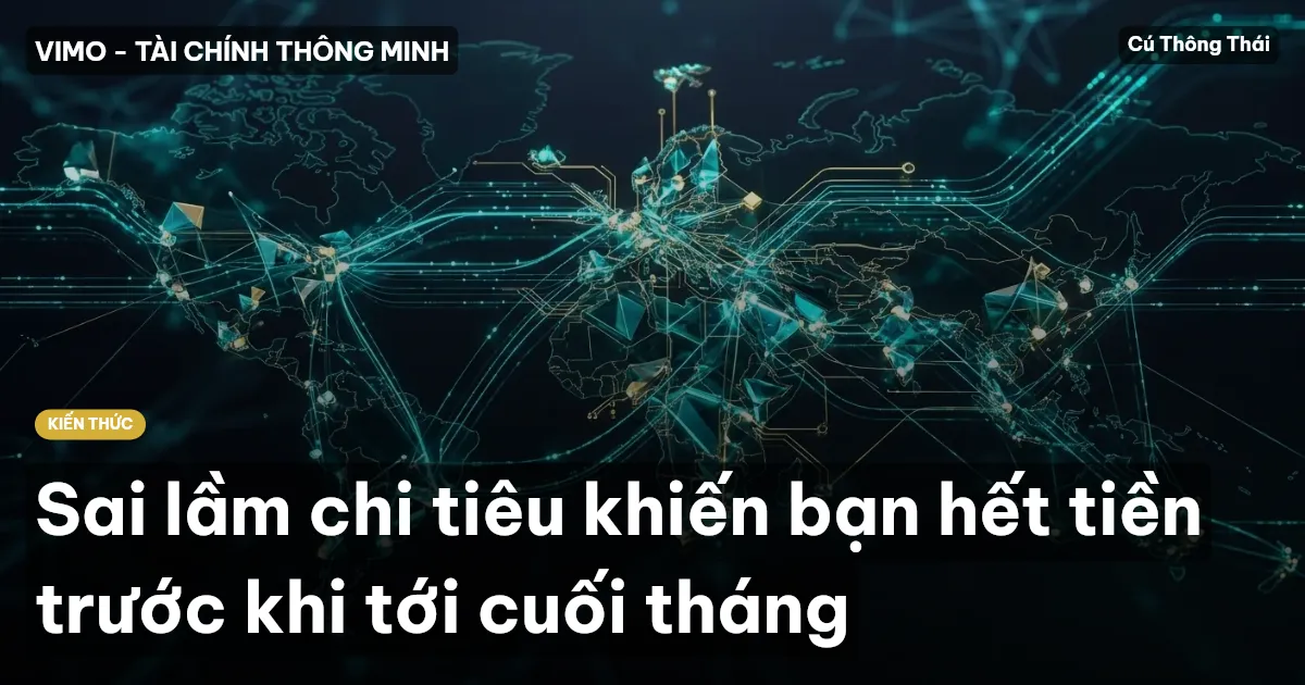 Sai lầm chi tiêu khiến bạn hết tiền trước khi tới cuối tháng