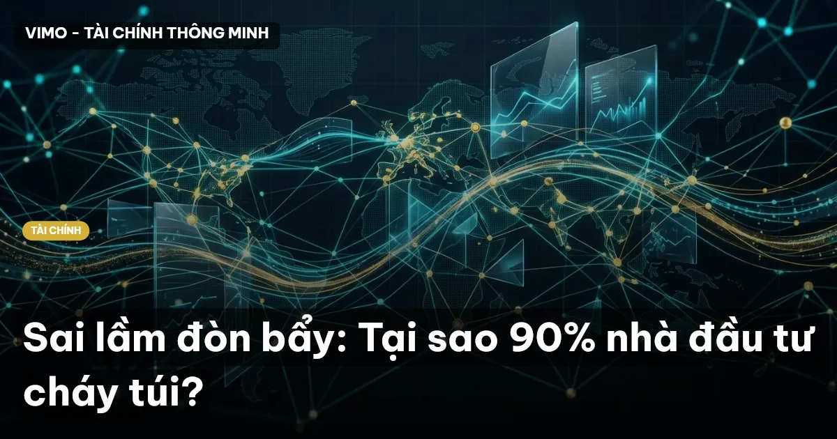 Sai lầm đòn bẩy: Tại sao 90% nhà đầu tư cháy túi?