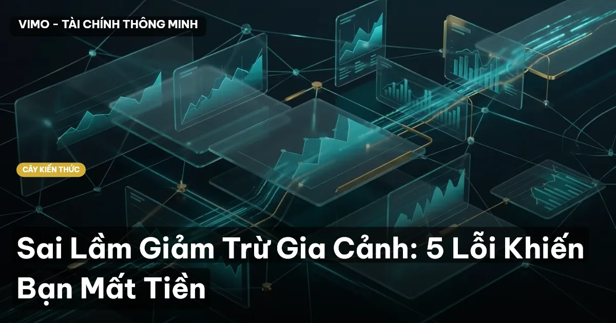 Sai Lầm Giảm Trừ Gia Cảnh: 5 Lỗi Khiến Bạn Mất Tiền