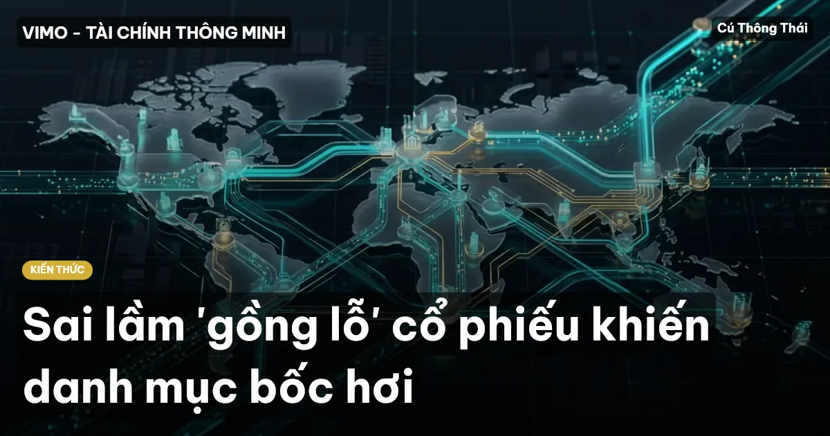 Sai lầm 'gồng lỗ' cổ phiếu khiến danh mục bốc hơi