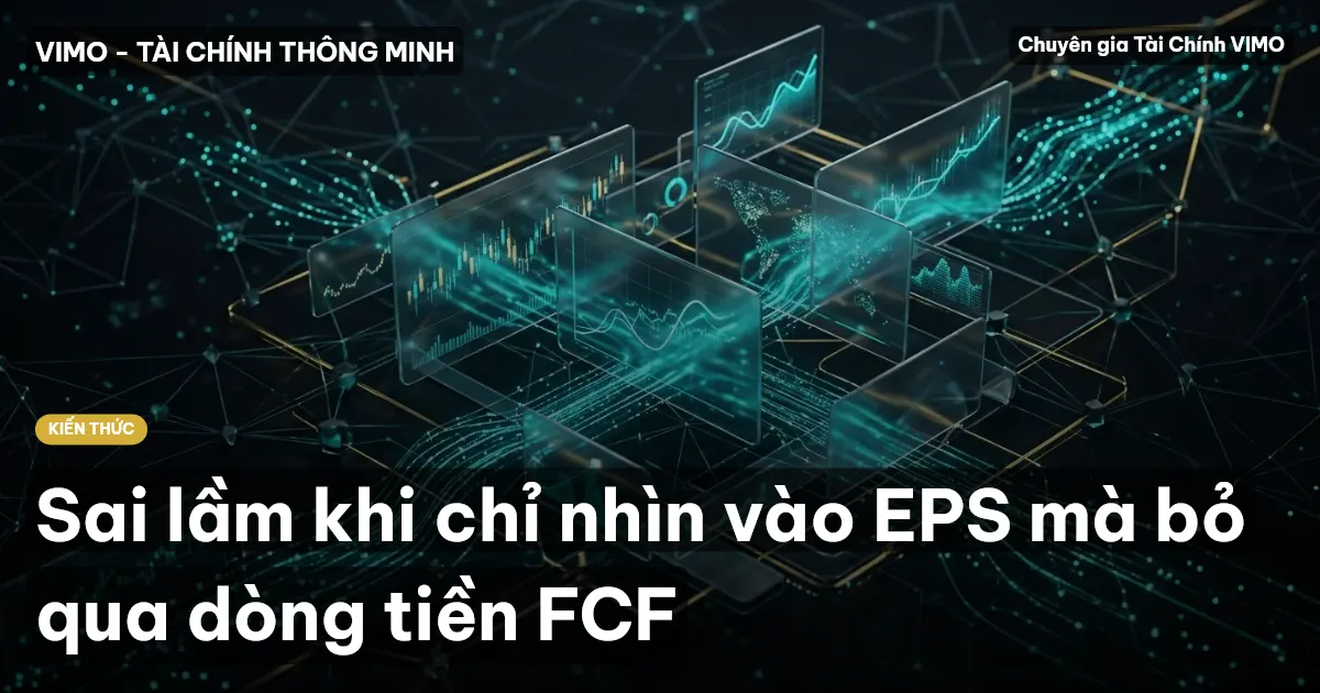 Sai lầm khi chỉ nhìn vào EPS mà bỏ qua dòng tiền FCF