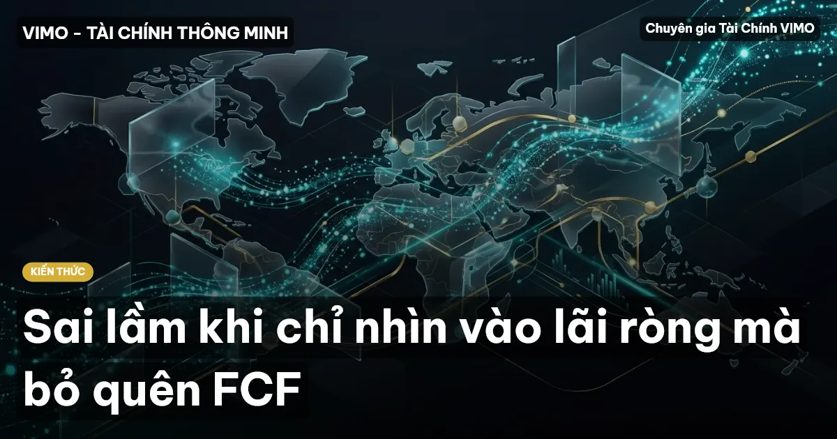 Sai lầm khi chỉ nhìn vào lãi ròng mà bỏ quên FCF