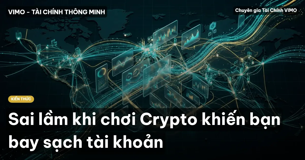 Sai lầm khi chơi Crypto khiến bạn bay sạch tài khoản