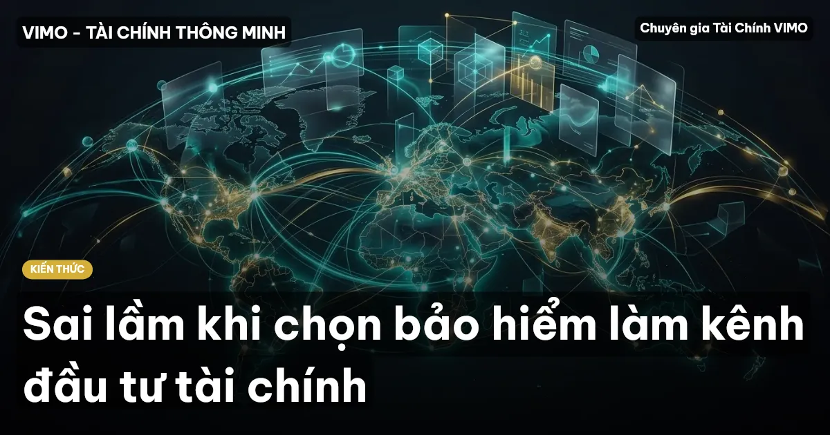 Sai lầm khi chọn bảo hiểm làm kênh đầu tư tài chính
