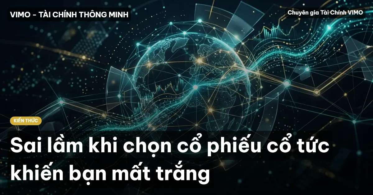 Sai lầm khi chọn cổ phiếu cổ tức khiến bạn mất trắng