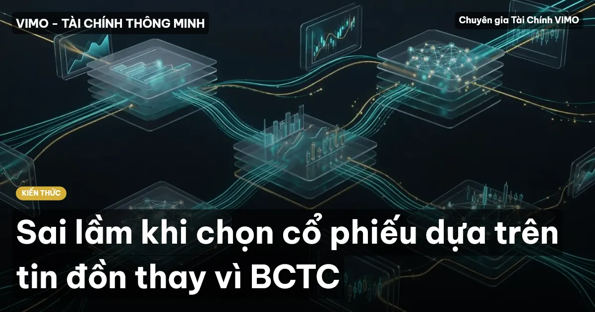 Sai lầm khi chọn cổ phiếu dựa trên tin đồn thay vì BCTC