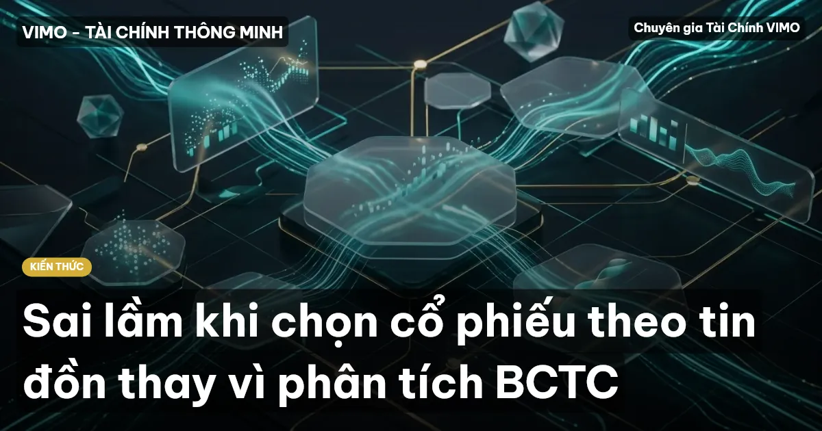 Sai lầm khi chọn cổ phiếu theo tin đồn thay vì phân tích BCTC