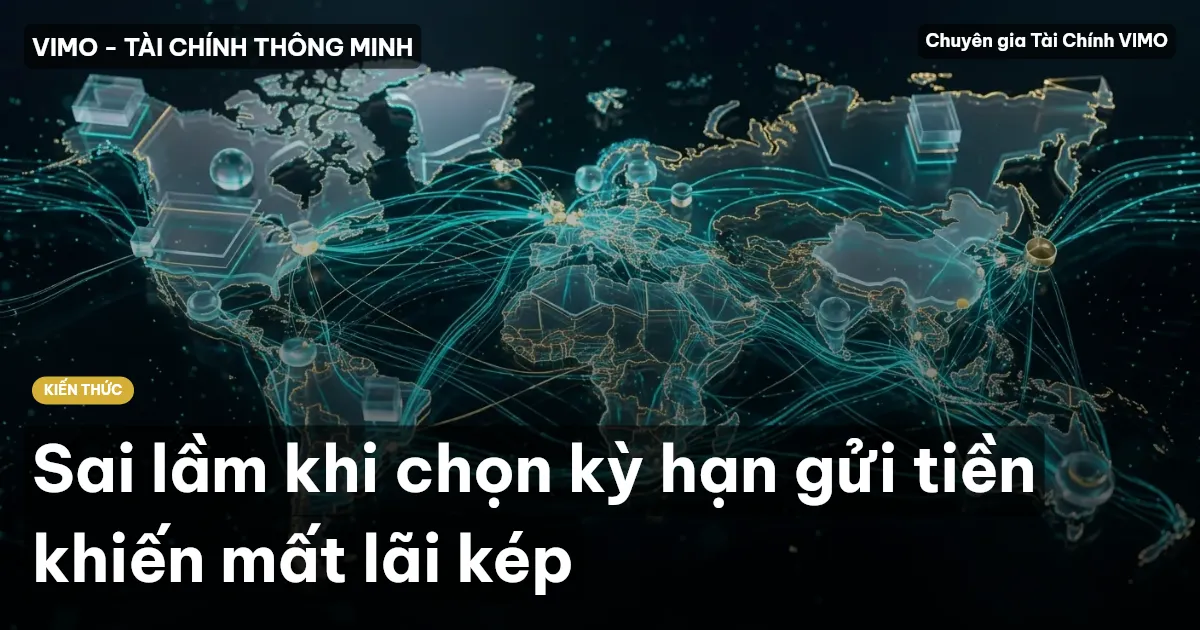 Sai lầm khi chọn kỳ hạn gửi tiền khiến mất lãi kép
