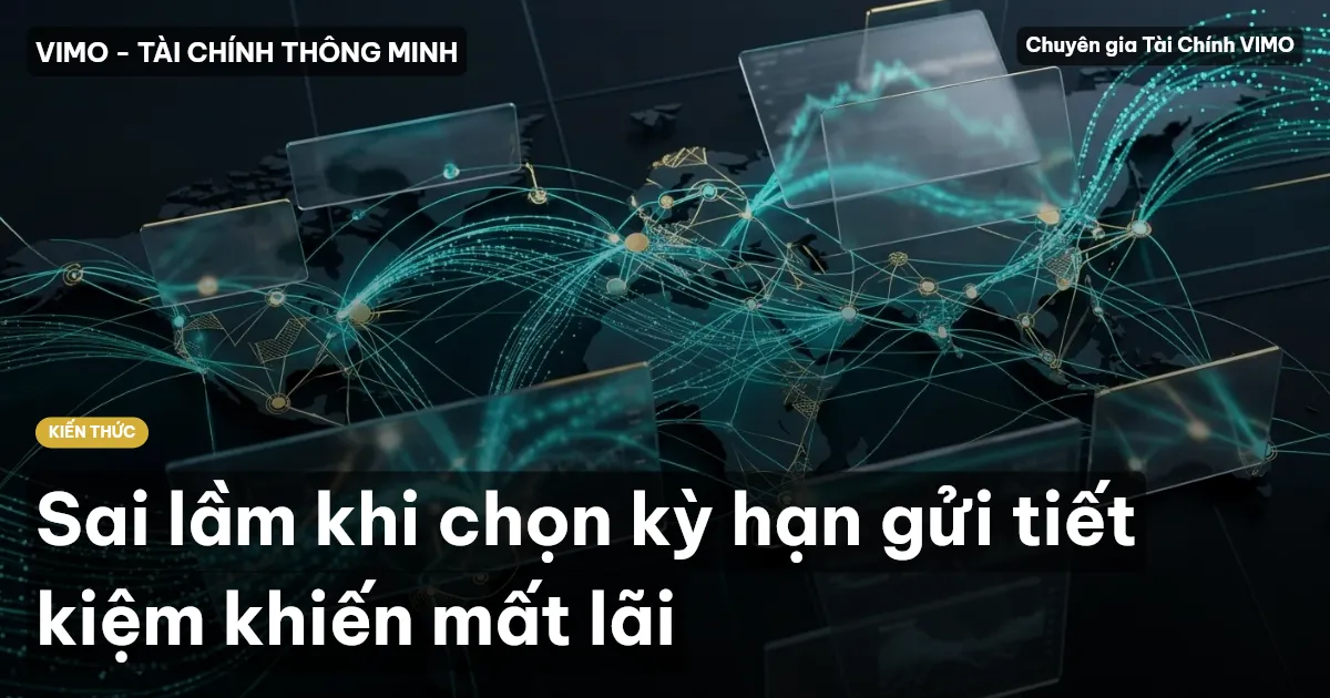 Sai lầm khi chọn kỳ hạn gửi tiết kiệm khiến mất lãi