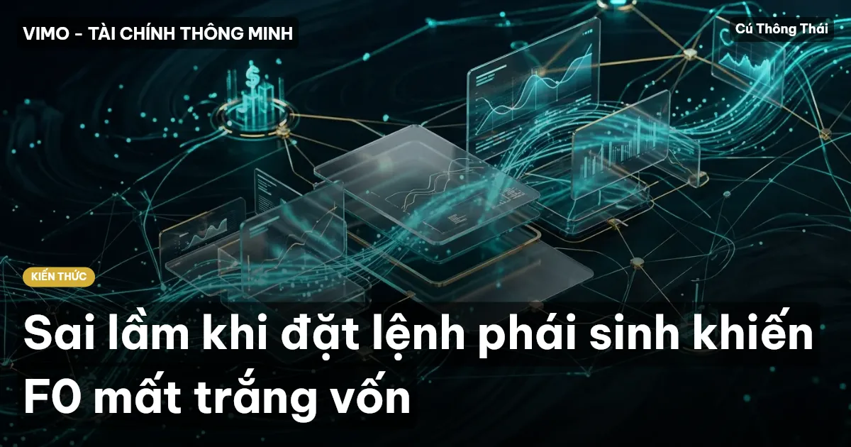 Sai lầm khi đặt lệnh phái sinh khiến F0 mất trắng vốn
