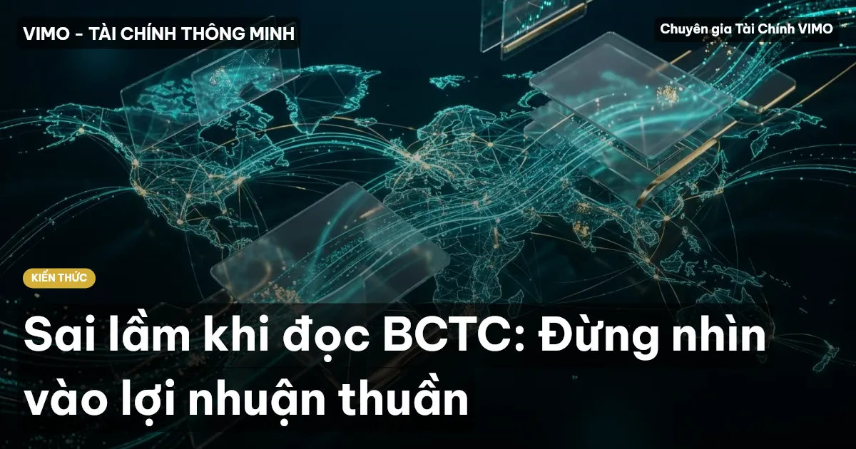 Sai lầm khi đọc BCTC: Đừng nhìn vào lợi nhuận thuần
