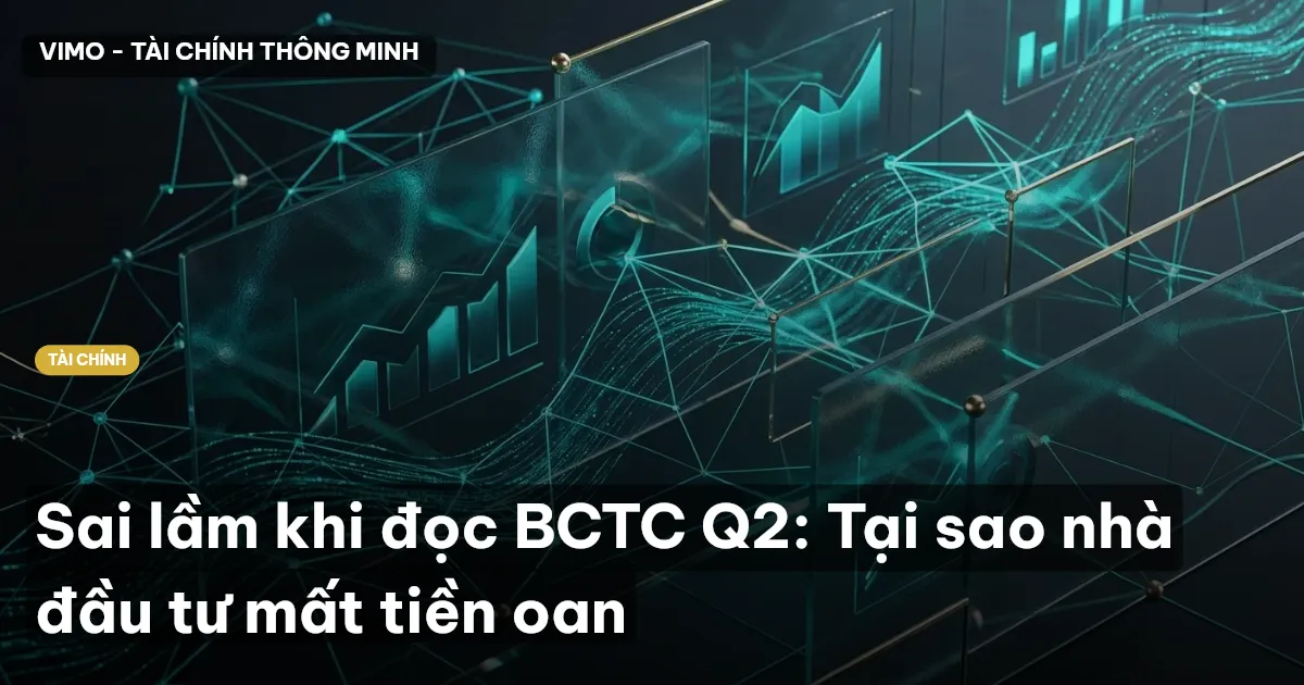 Sai lầm khi đọc BCTC Q2: Tại sao nhà đầu tư mất tiền oan