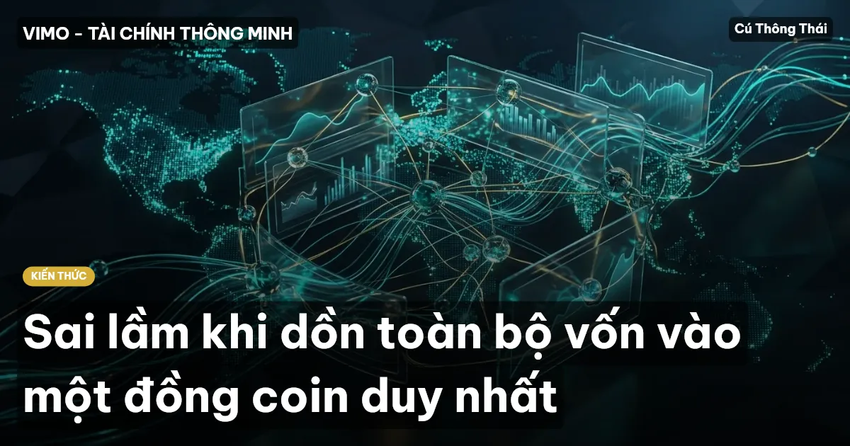 Sai lầm khi dồn toàn bộ vốn vào một đồng coin duy nhất