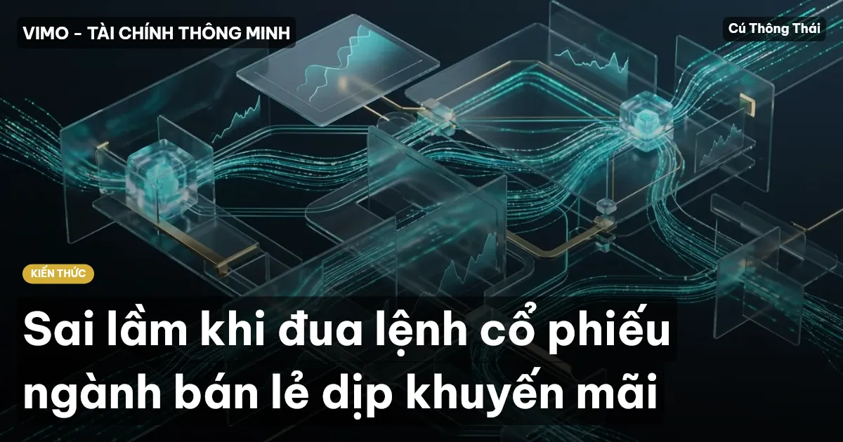 Sai lầm khi đua lệnh cổ phiếu ngành bán lẻ dịp khuyến mãi