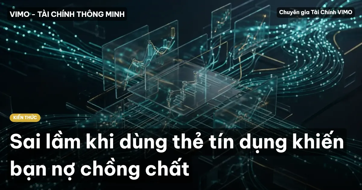 Sai lầm khi dùng thẻ tín dụng khiến bạn nợ chồng chất