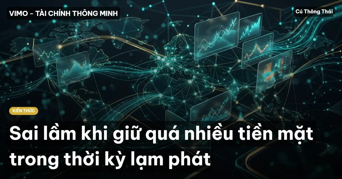 Sai lầm khi giữ quá nhiều tiền mặt trong thời kỳ lạm phát