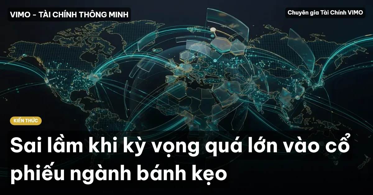 Sai lầm khi kỳ vọng quá lớn vào cổ phiếu ngành bánh kẹo