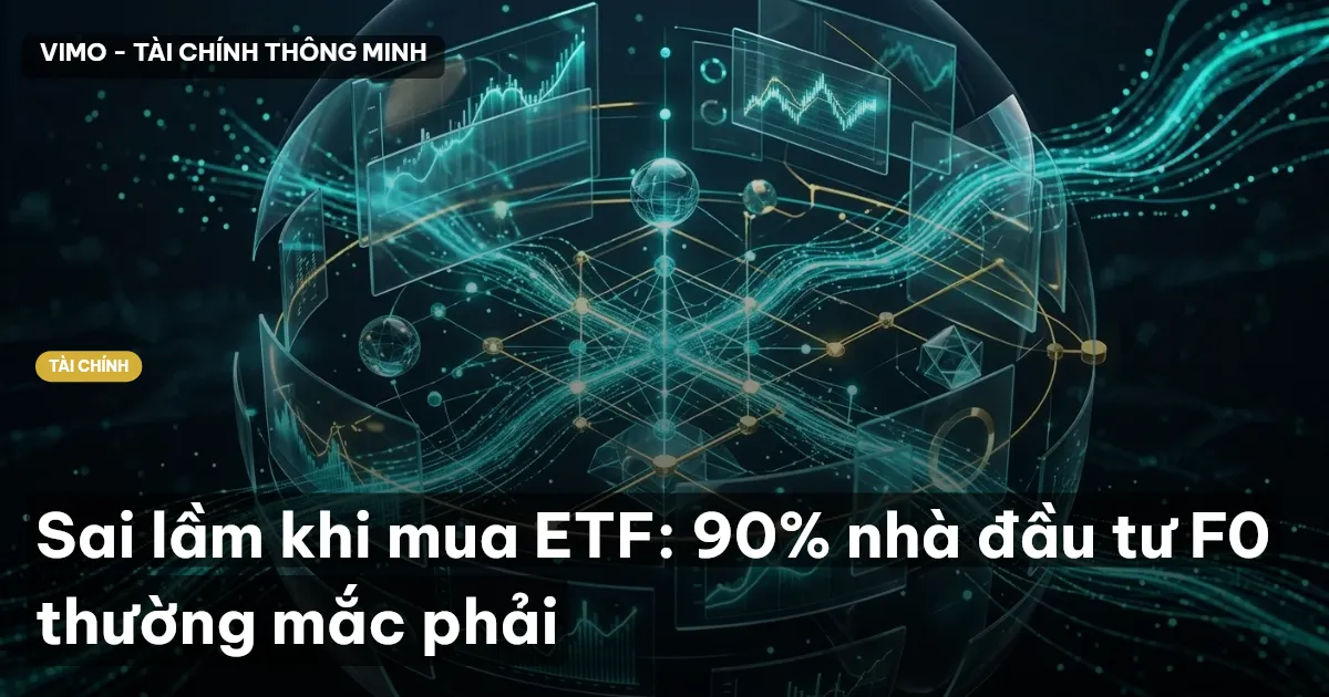 Sai lầm khi mua ETF: 90% nhà đầu tư F0 thường mắc phải