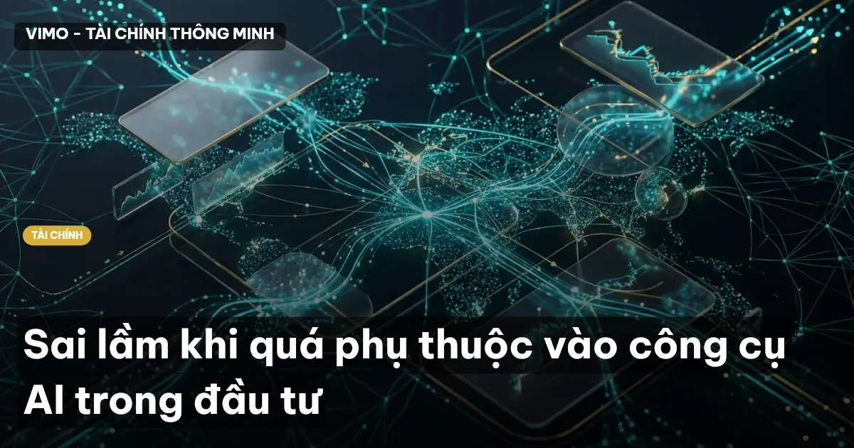 Sai lầm khi quá phụ thuộc vào công cụ AI trong đầu tư