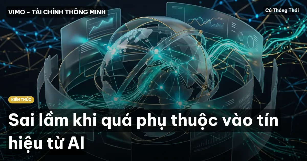 Sai lầm khi quá phụ thuộc vào tín hiệu từ AI