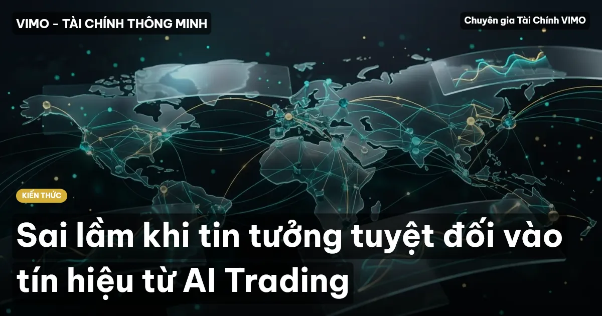 Sai lầm khi tin tưởng tuyệt đối vào tín hiệu từ AI Trading