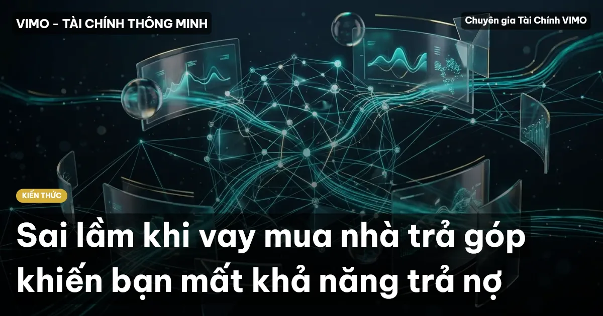 Sai lầm khi vay mua nhà trả góp khiến bạn mất khả năng trả nợ