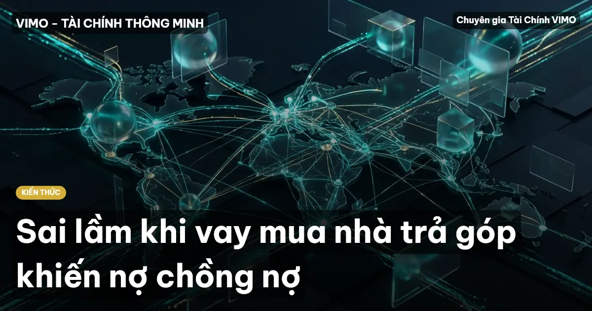 Sai lầm khi vay mua nhà trả góp khiến nợ chồng nợ
