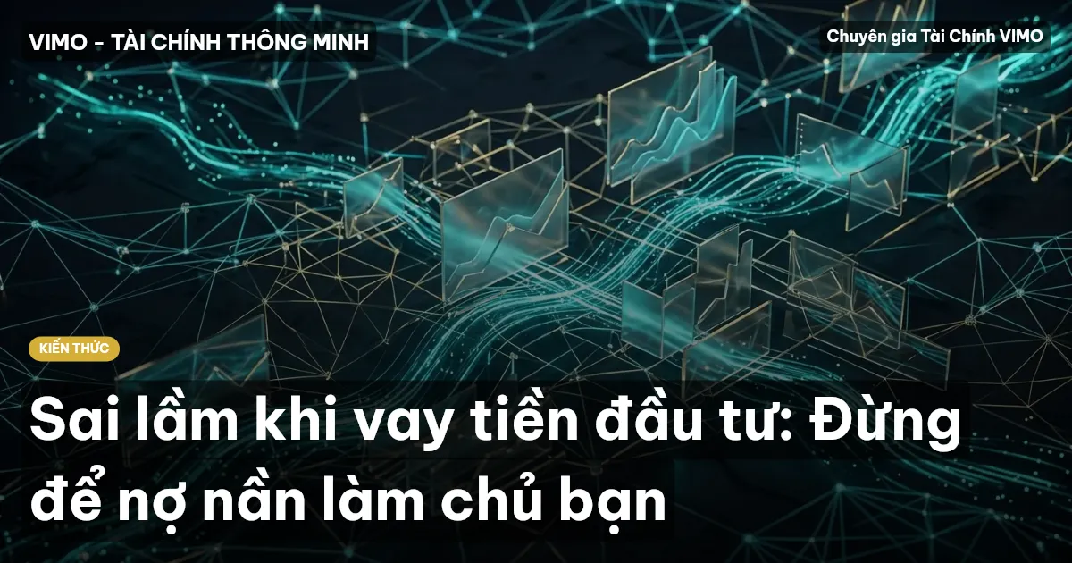 Sai lầm khi vay tiền đầu tư: Đừng để nợ nần làm chủ bạn