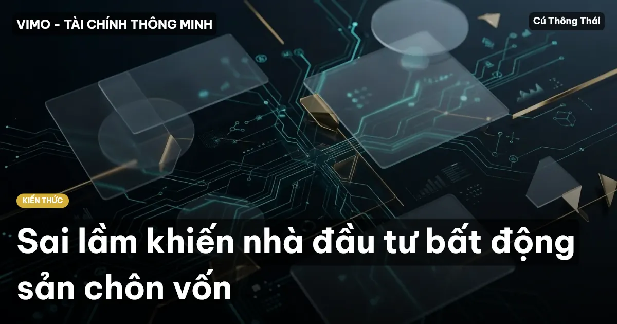 Sai lầm khiến nhà đầu tư bất động sản chôn vốn