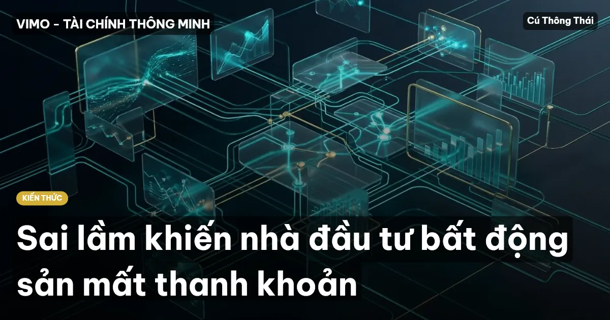 Sai lầm khiến nhà đầu tư bất động sản mất thanh khoản